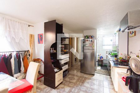Sala/Cozinha de apartamento à venda com 2 quartos, 52m² em Mato Grande, Canoas