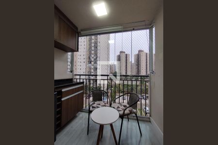 Varanda da Sala de apartamento à venda com 2 quartos, 54m² em Jardim Celeste, São Paulo