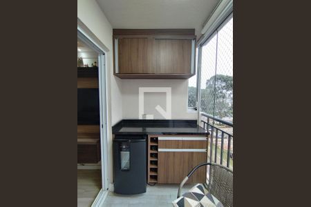 Varanda da Sala de apartamento à venda com 2 quartos, 54m² em Jardim Celeste, São Paulo