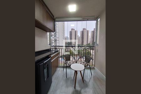 Varanda da Sala de apartamento à venda com 2 quartos, 54m² em Jardim Celeste, São Paulo