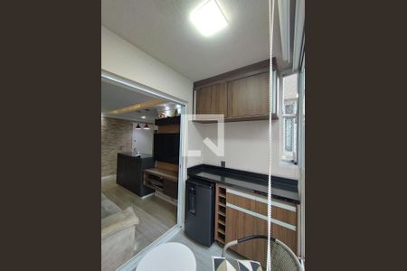 Varanda da Sala de apartamento à venda com 2 quartos, 54m² em Jardim Celeste, São Paulo