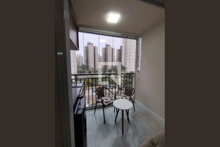 Varanda da Sala de apartamento à venda com 2 quartos, 54m² em Jardim Celeste, São Paulo