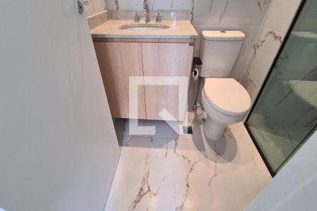 Banheiro de kitnet/studio à venda com 1 quarto, 29m² em Jardim Independência (são Paulo), São Paulo