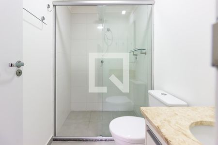 Banheiro de kitnet/studio à venda com 1 quarto, 26m² em Jardim das Acacias, São Paulo