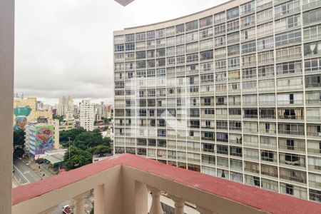 Varanda do Studio de kitnet/studio para alugar com 1 quarto, 32m² em Campos Elíseos, São Paulo