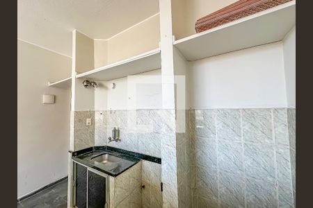 Sala/Cozinha de apartamento à venda com 1 quarto, 37m² em Centro, Rio de Janeiro