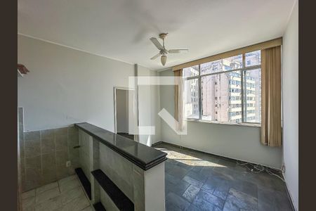 Sala/Cozinha de apartamento à venda com 1 quarto, 37m² em Centro, Rio de Janeiro