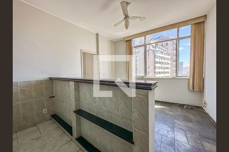 Sala/Cozinha de apartamento à venda com 1 quarto, 37m² em Centro, Rio de Janeiro