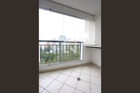 Varanda da Sala de apartamento à venda com 2 quartos, 59m² em Vila Morumbi, São Paulo