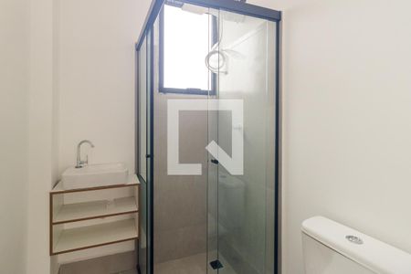 Banheiro de kitnet/studio para alugar com 1 quarto, 30m² em Campos Elíseos, São Paulo