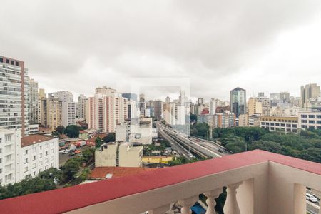 Varanda do Studio de kitnet/studio para alugar com 1 quarto, 30m² em Campos Elíseos, São Paulo