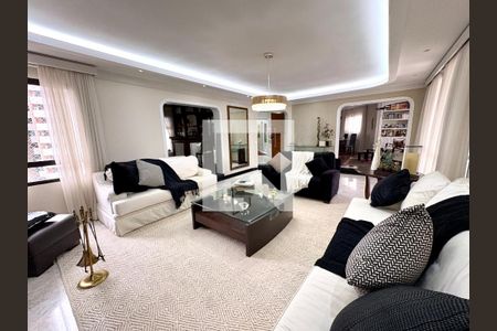 Sala com Sala de Jantar de apartamento à venda com 3 quartos, 387m² em Anhangabaú, Jundiaí