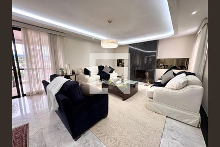 Sala com Sala de Jantar de apartamento à venda com 3 quartos, 387m² em Anhangabaú, Jundiaí