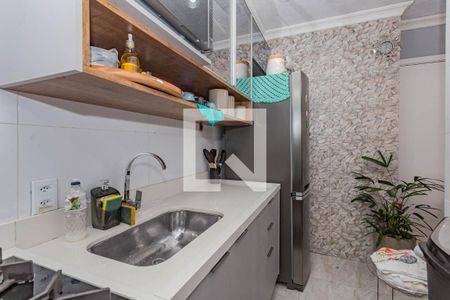 Cozinha de apartamento à venda com 2 quartos, 44m² em Jardim São Savério, São Paulo