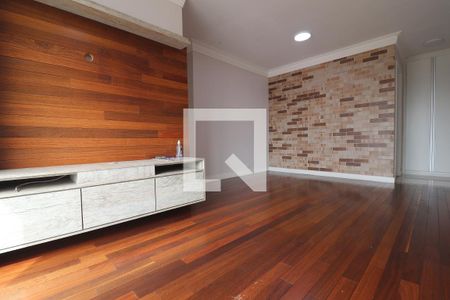 Sala de apartamento à venda com 3 quartos, 68m² em Vila Homero Thon, Santo André
