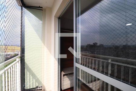 Varanda Sala de apartamento à venda com 3 quartos, 68m² em Vila Homero Thon, Santo André