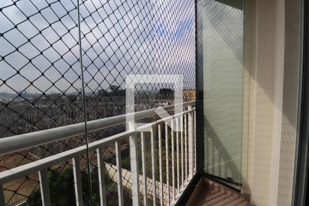 Varanda Sala de apartamento à venda com 3 quartos, 68m² em Vila Homero Thon, Santo André