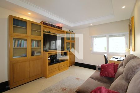Sala de TV de apartamento à venda com 4 quartos, 215m² em Indianópolis, São Paulo