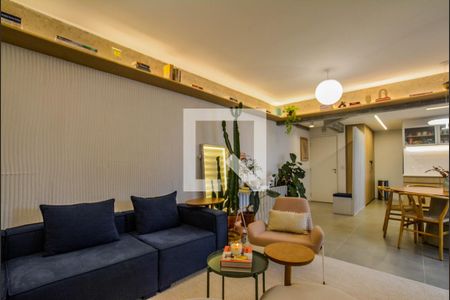 Sala de apartamento à venda com 3 quartos, 98m² em Campestre, Santo André