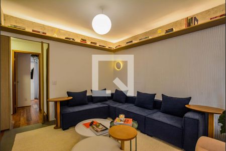 Sala de apartamento à venda com 3 quartos, 98m² em Campestre, Santo André