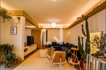 Sala de apartamento à venda com 3 quartos, 98m² em Campestre, Santo André