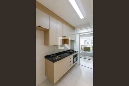 Cozinha de apartamento à venda com 1 quarto, 50m² em Jardim das Acacias, São Paulo