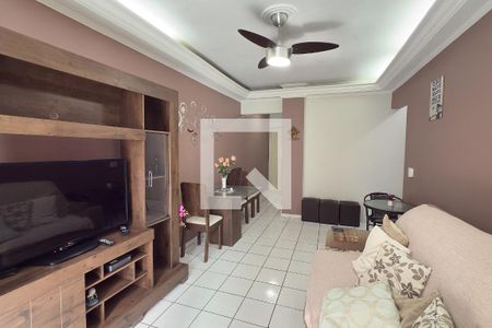 Sala  de apartamento para alugar com 1 quarto, 77m² em Vila Tupi, Praia Grande