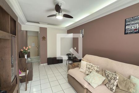 Sala  de apartamento para alugar com 1 quarto, 77m² em Vila Tupi, Praia Grande