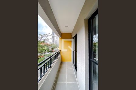 Varanda de kitnet/studio para alugar com 1 quarto, 24m² em Belenzinho, São Paulo