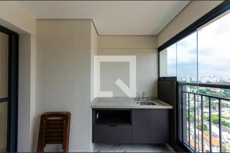 Sala - Varanda Gourmet de apartamento para alugar com 2 quartos, 61m² em Vila Primavera, São Paulo