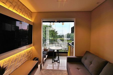 Sala de apartamento para alugar com 2 quartos, 52m² em Vila Caminho do Mar, São Bernardo do Campo