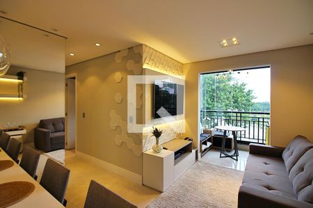 Sala de apartamento para alugar com 2 quartos, 52m² em Vila Caminho do Mar, São Bernardo do Campo