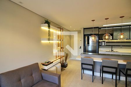 Sala de apartamento para alugar com 2 quartos, 52m² em Vila Caminho do Mar, São Bernardo do Campo