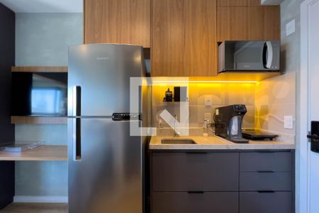 Cozinha de kitnet/studio à venda com 1 quarto, 20m² em Vila Mariana, São Paulo