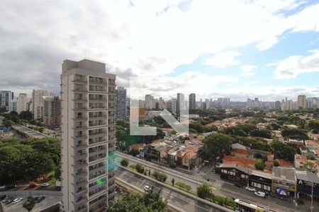 Vista da Varanda de apartamento para alugar com 2 quartos, 35m² em Moema, São Paulo