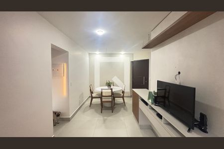 Sala  de apartamento à venda com 2 quartos, 57m² em Vila Valparaíso, Santo André