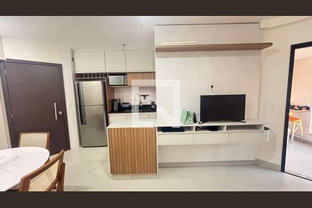 Sala  de apartamento à venda com 2 quartos, 57m² em Vila Valparaíso, Santo André