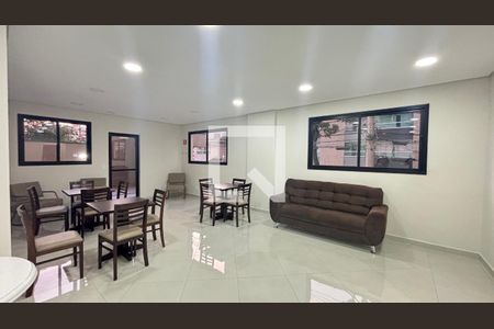 Área comum de apartamento à venda com 2 quartos, 57m² em Vila Valparaíso, Santo André