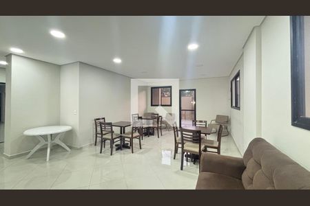 Área comum de apartamento à venda com 2 quartos, 57m² em Vila Valparaíso, Santo André