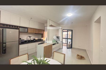 Sala  de apartamento à venda com 2 quartos, 57m² em Vila Valparaíso, Santo André