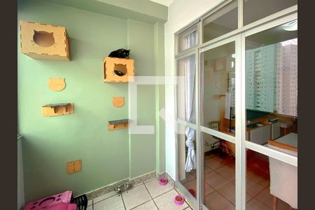 Varanda da Sala de apartamento à venda com 3 quartos, 99m² em Buritis, Belo Horizonte