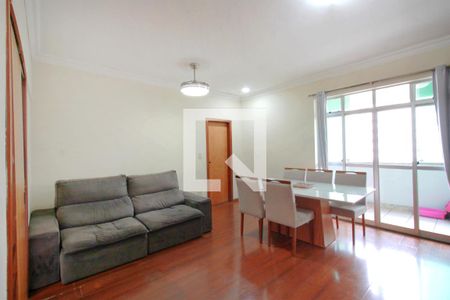Sala de apartamento à venda com 3 quartos, 99m² em Buritis, Belo Horizonte