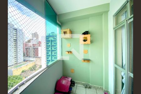 Varanda da Sala de apartamento à venda com 3 quartos, 99m² em Buritis, Belo Horizonte