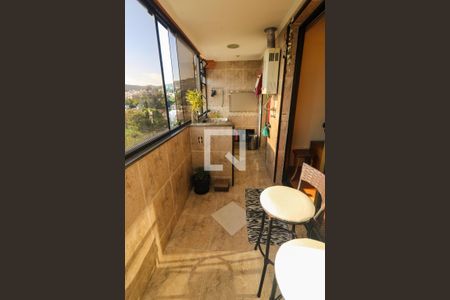 Varanda da Sala de apartamento à venda com 3 quartos, 89m² em Nonoai, Porto Alegre