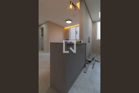 Cozinha e Área de Serviço de apartamento à venda com 2 quartos, 40m² em Jardim Jaú (zona Leste), São Paulo