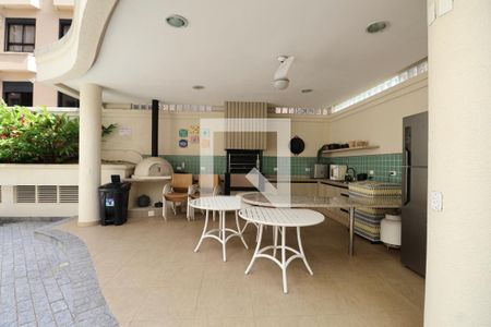Área comum - Churrasqueira de apartamento para alugar com 4 quartos, 183m² em Balneario Guarujá, Guarujá