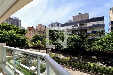 Vista da Varanda da Sala de apartamento para alugar com 4 quartos, 183m² em Balneario Guarujá, Guarujá