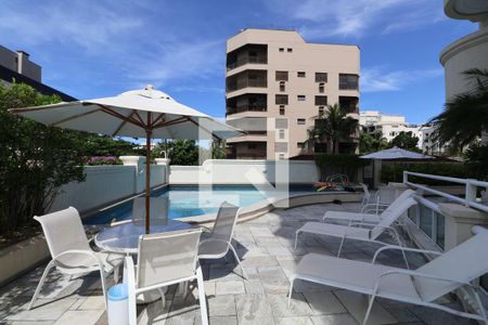 Área comum - Piscina de apartamento para alugar com 4 quartos, 183m² em Balneario Guarujá, Guarujá