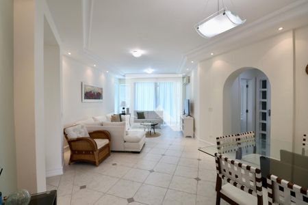 Sala de apartamento para alugar com 4 quartos, 183m² em Balneario Guarujá, Guarujá