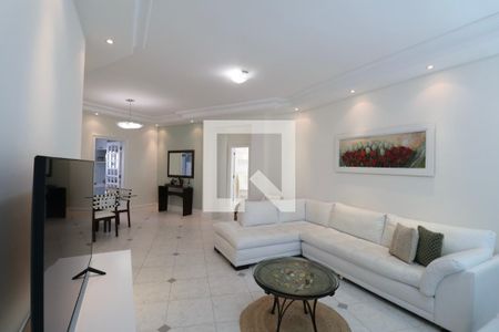 Sala de apartamento para alugar com 4 quartos, 183m² em Balneario Guarujá, Guarujá